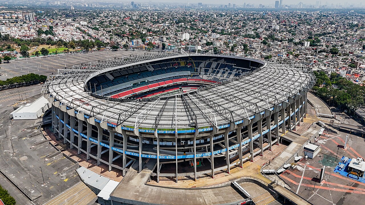 Estádio Azteca, na Cidade do México, palco da cerimônia de abertura da Copa do Mundo 2026